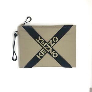 Kenzo Cross Logo clutch / pouch / pochette / wristlet